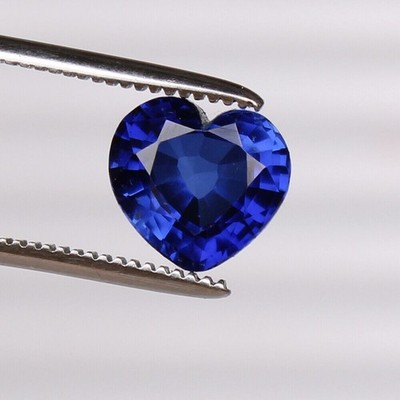 Royal Ceylon Loose Blue Sapphire 5.00 Ct. Heart Cut Precious Finest Gemstone