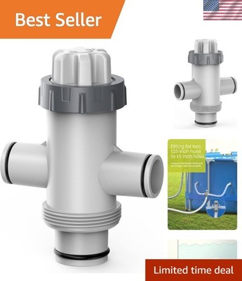 Durable 1.25'' Split Hose Plunger Valve for Efficient Swimming Pool Filtration