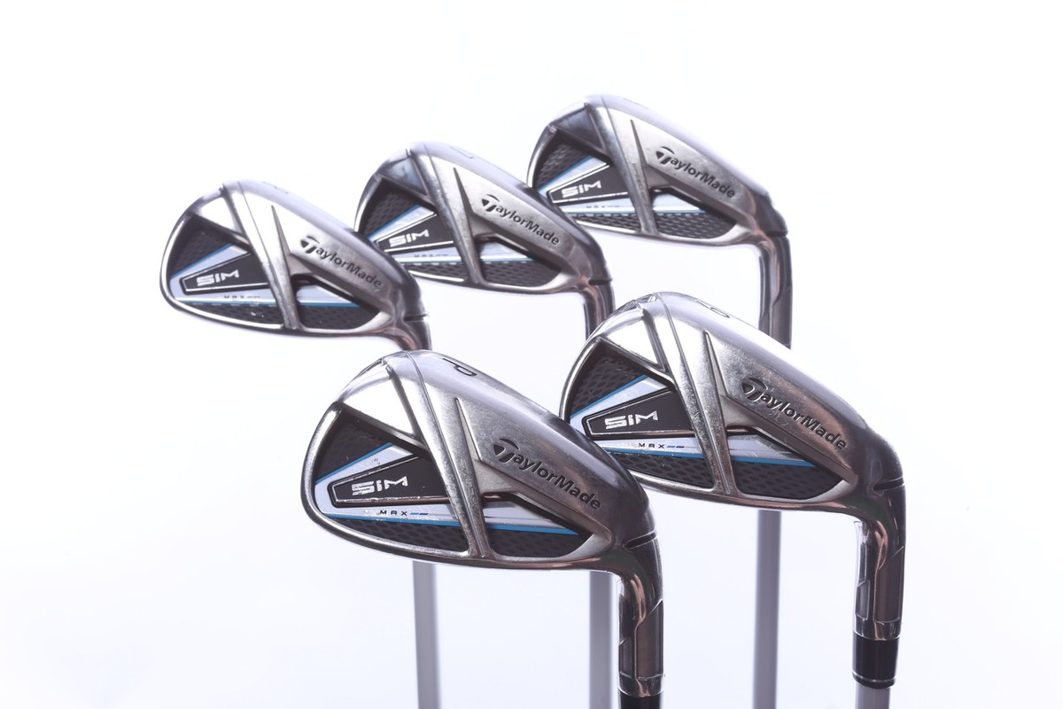 TaylorMade SIM MAX Iron Set 6-PW -1 in Ladies Flex Graphite Shaft