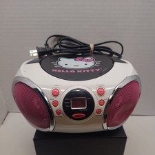 2013 Hello Kitty CD Boombox KT2026MBY Pink Stereo AM/FM Radio. Tested  Working