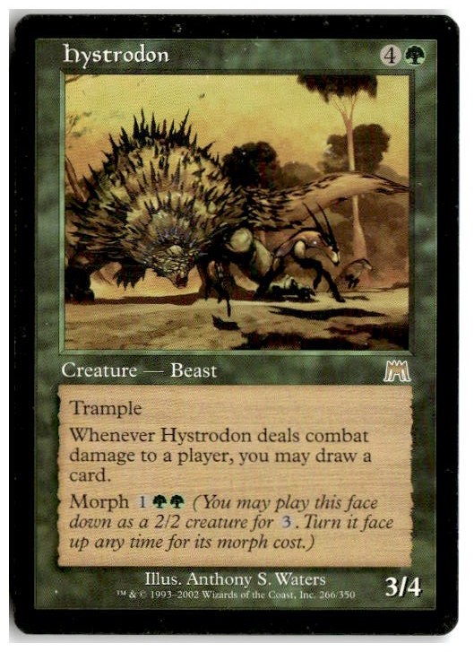 MTG Hystrodon - Onslaught Heavily Played English