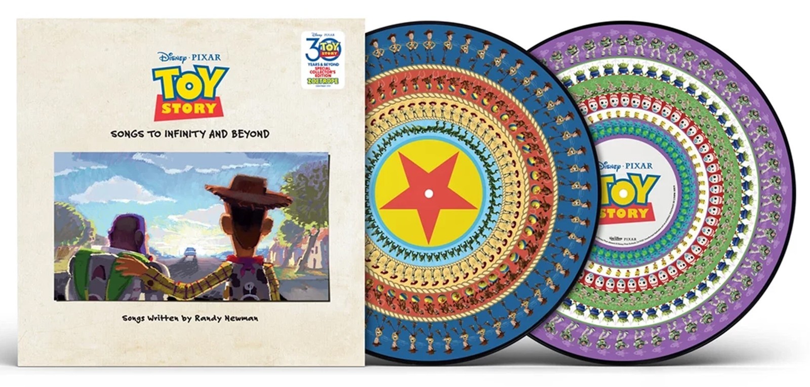 TOY STORY LP Songs to Infinity & Beyond Zoetrope PICTURE DISC