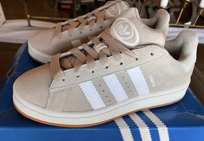 adidas Campus 00s J Beige White Suede Low Top Size 6Y 
