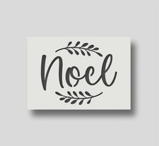 Noel Christmas Stenci, Christmas Home Decor, Stencil Painting.