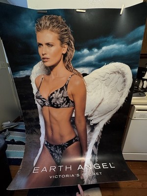 Rare VTG Victoria's Secret Earth Angel Thick Retail Store Display Poster