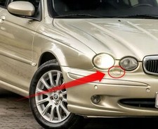 FIT TO JAGUAR X-TYPE 01-07 FRONT WASHER HEADLIGHT NOZZLE COVER BUMPER R