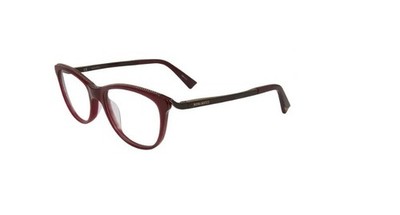 Nina Ricci Women's Eyeglasses VNR028 099N Burgundy Jagged Edge