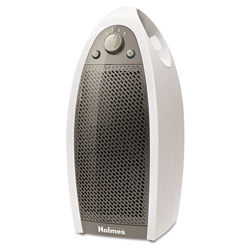 Holmes HAP9412WU HEPAType Air Purifier Mini Tower, White for sale