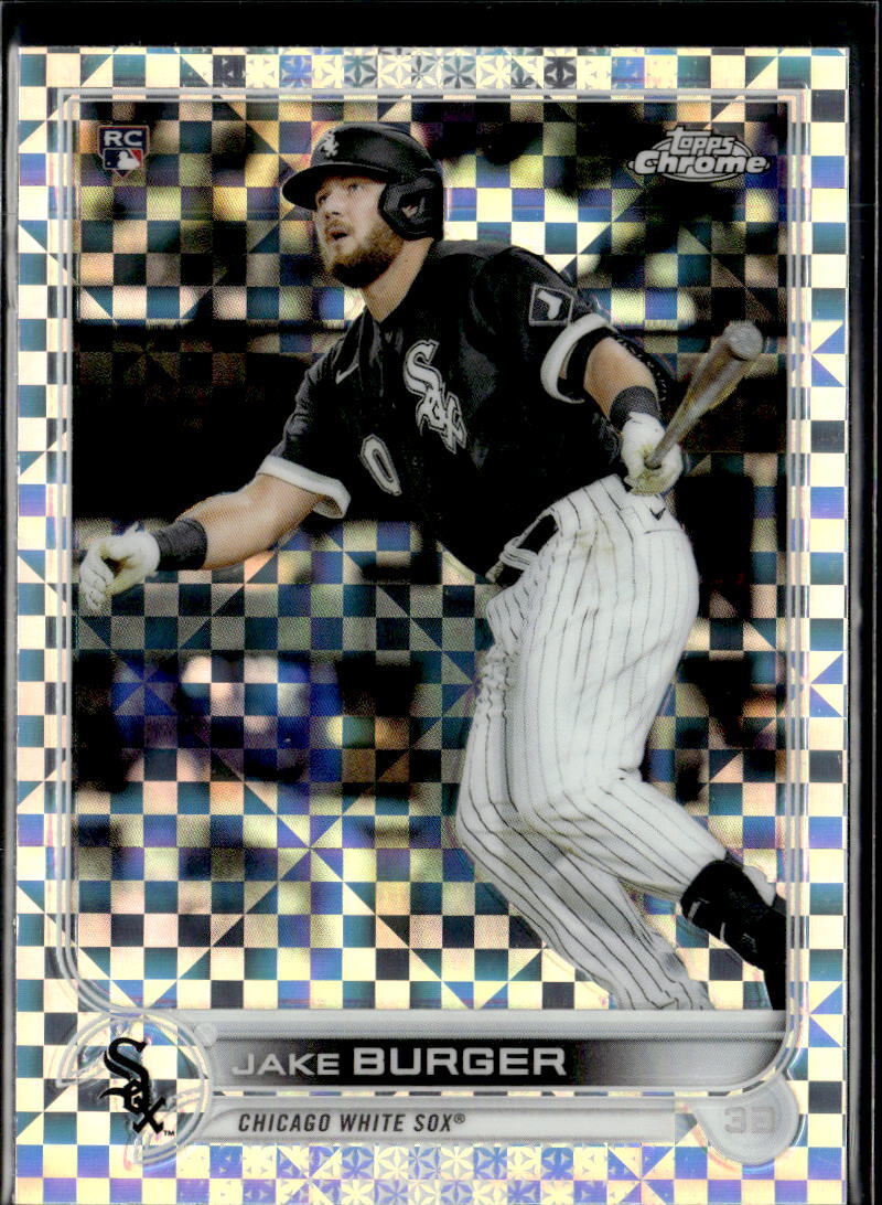 2022 Topps Chrome X-fractor Jake Burger Chicago White Sox RC #29