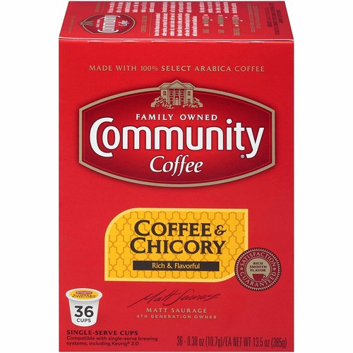 Community Coffee New Orleans Blend Coffee & Chicory SingleServe KCups