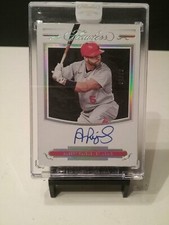 2022 PANINI FLAWLESS ALBERT PUJOLS ON CARD AUTO 7/10