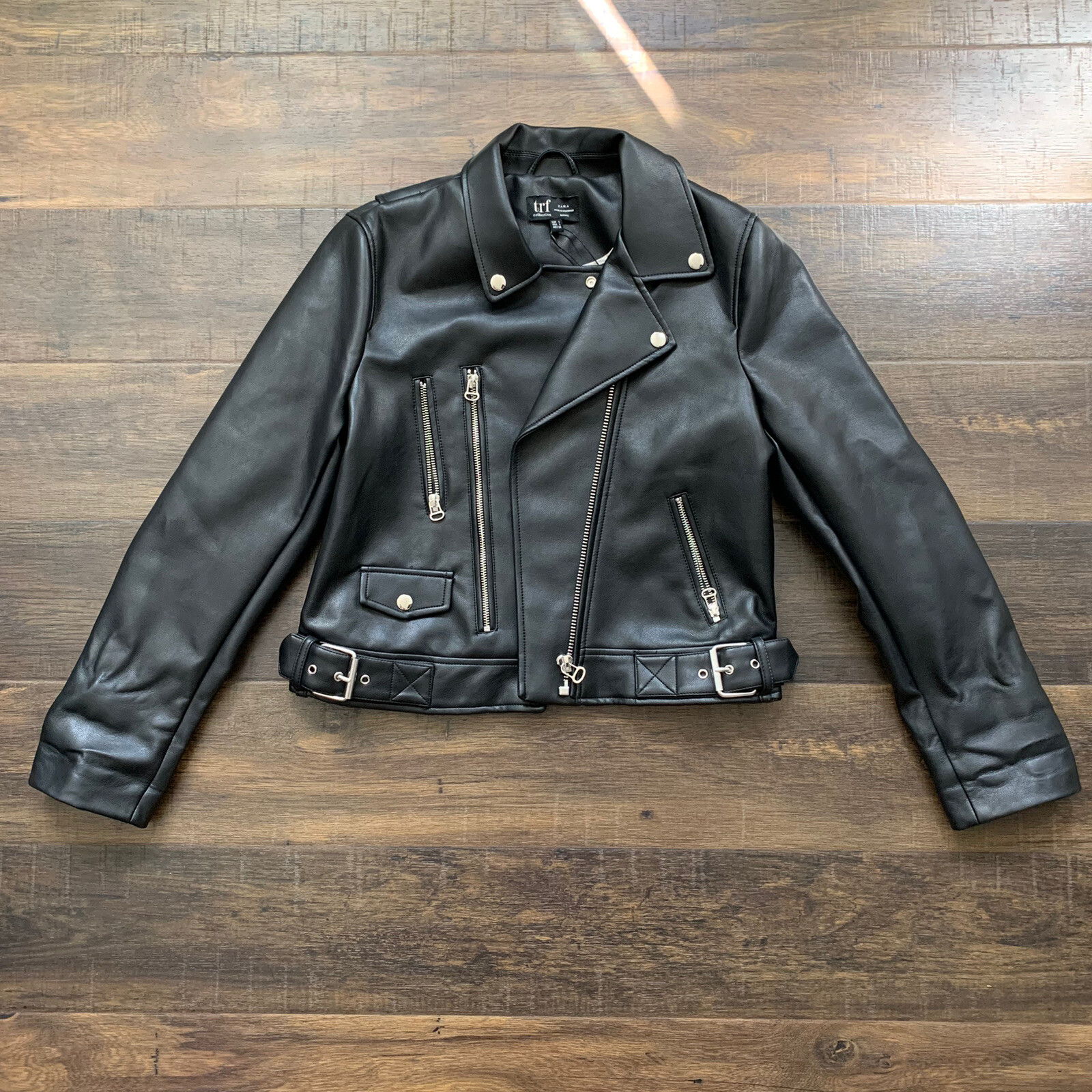 adidas leather jacket womens
