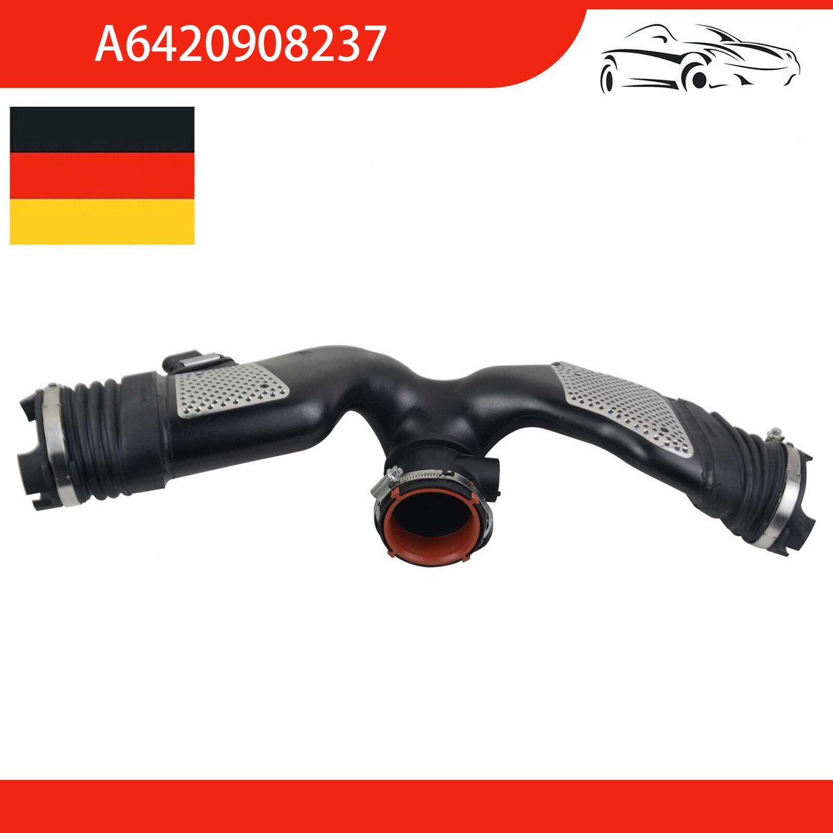 Für Mercedes-Benz V6 OM642 Ansaugrohr Reinluftkanal 