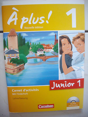 À A plus! 1 Nouvelle edition Junior  Carnet d´activités Lehrerfassung  Lösungen