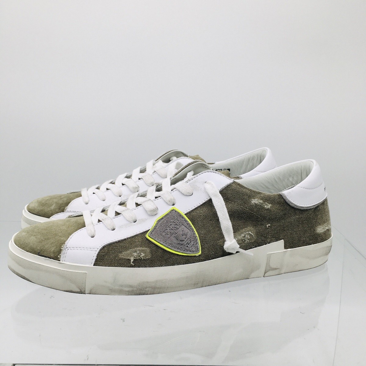 ★Philippe Model(Men)★PRSX Low★Canvas Vintage Philippe Model - PRLU - DC02 - PRSX - Canvas Vintage - Men's