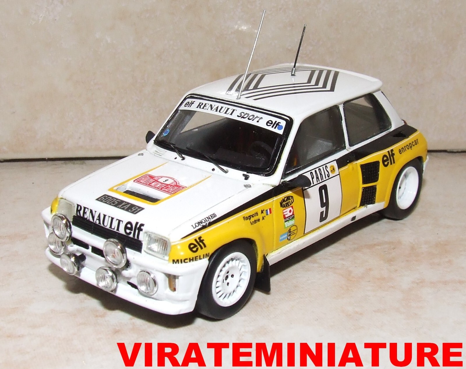 R5 Turbo Rallye Monte-Carlo 1981 Modèle Réduit 1:43 Renault