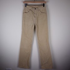 Vintage Levi's White Tab Corduroy Pants Talon Zipper 28x34 Waist 26" Inseam 33"