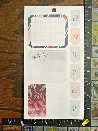 FREE SPIRIT THEME, LABELS BY THE HAPPY PLANNER, ONE SHEET PAPER STICKERS #GDL269 - Bild 1 von 2