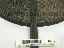 3/4 Inch MilSpec Military Webbing MIL-W-43668 T/4 C/1A RANGER GREEN Per Yard
