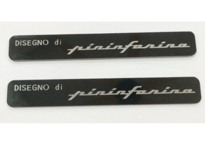 pininfarina emblem 2pcs new alfa fiat maserati coupe ferrari f40 308 f50