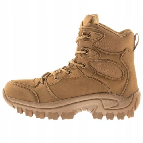 Scarpe tattiche militari trekking outdoor stivali da uomo MFH Commando coyote marrone chiaro - Foto 3 di 5