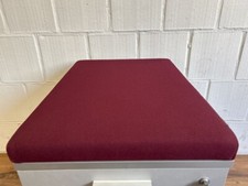 Sedus Sitzkissen für Rollcontainer dunkelrot Antirutsch Polster