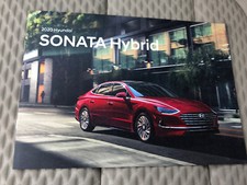 2020 Hyundai Sonata Hybrid 8-page Original Sales Brochure