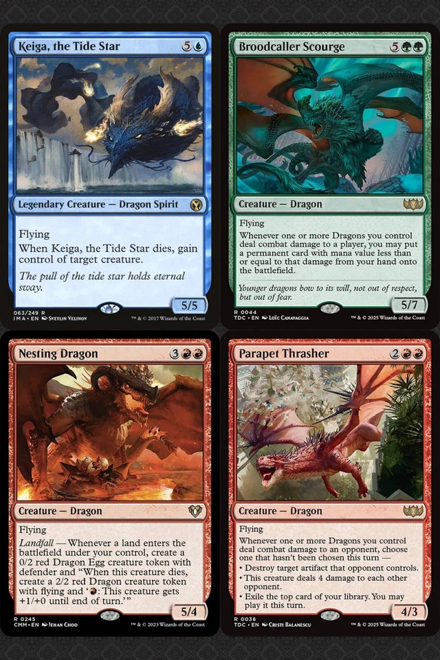 Ureni of the Unwritten Commander EDH DRAGONS Deck Pre-built MTG Ready-to-Play - Image 4 of 4