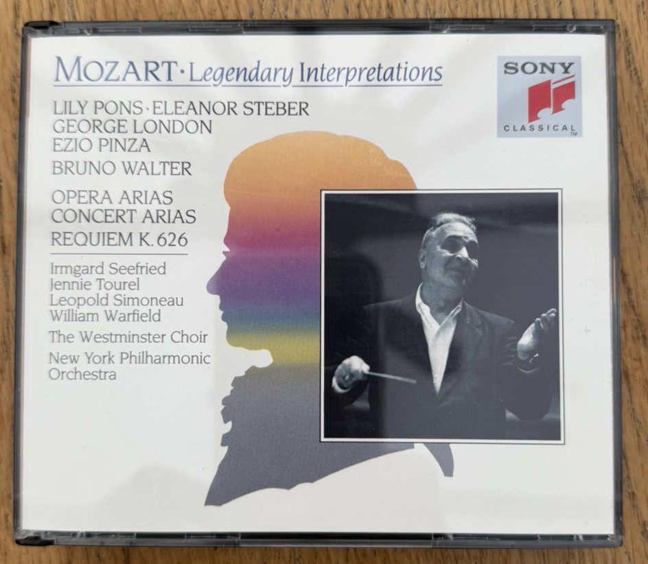 Mozart - Legendary Interpretations 3 CD Set Bruno Walter - Sony Classical