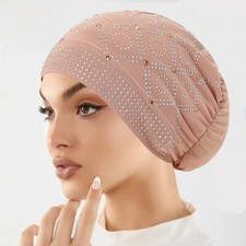Muslim Women Hijab Turban Hair Loss Underscarf Chemo Cacner Bonnet Cap Wrap Head
