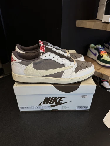 Jordan 1 Retro Low OG SP Travis Scott Reverse Mocha Größe 13, gebraucht