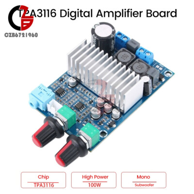 Amplificatore Bluetooth TPA3116D2 Subwoofer Scheda Amplificatore Di Potenza Digale 100W Scheda Di Amplificazione Audio NE5532 OPAMP DC 8-25V HiFi Bassa Distorsione Scheda Amplificatore Bluetooth - Foto 5