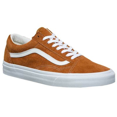 vans old skool brown pig suede