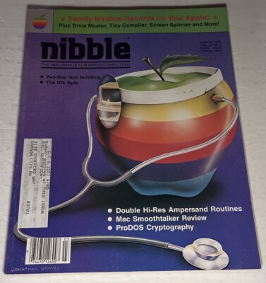 March 1985 Nibble Magazine Trivia Master Tiny Compiler Screen Spinner ProDOS