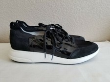 New geox black sneakers. Sz10.5. Rt 125