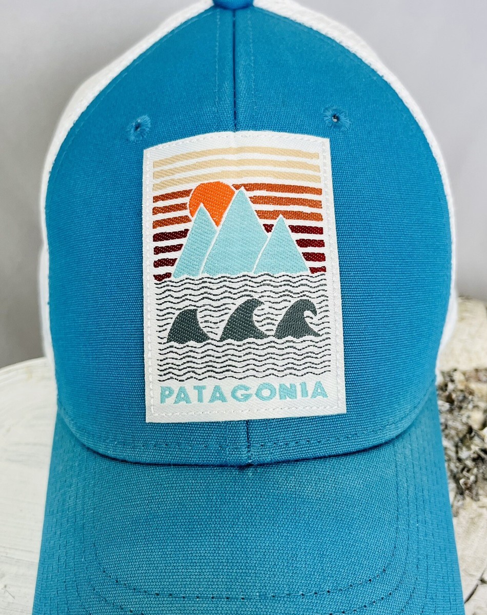 RARE! Patagonia Mesh Patch Ocean Sunset Mountain Color Panel