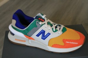 new balance 997 blue orange