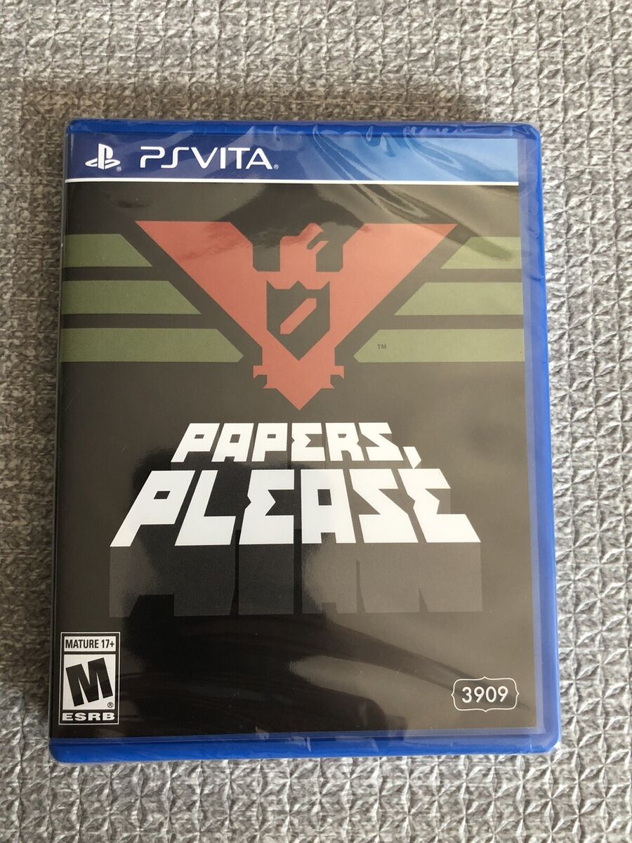 Papers Please, PS Vita, Brand New, Sealed; Limited Run Games #224 - mint