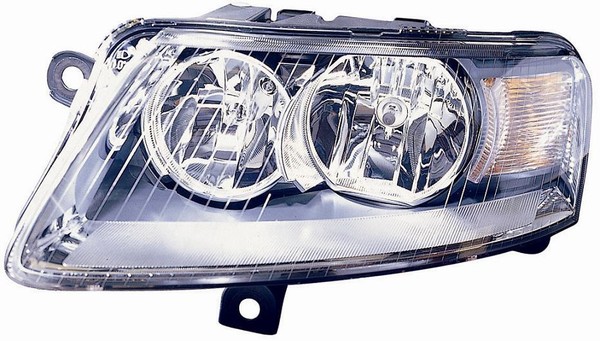 Faro Fanale Proiettore DX H1-H7 Vorne Rechts Anteriore Destro Audi A6 2004-2008-image