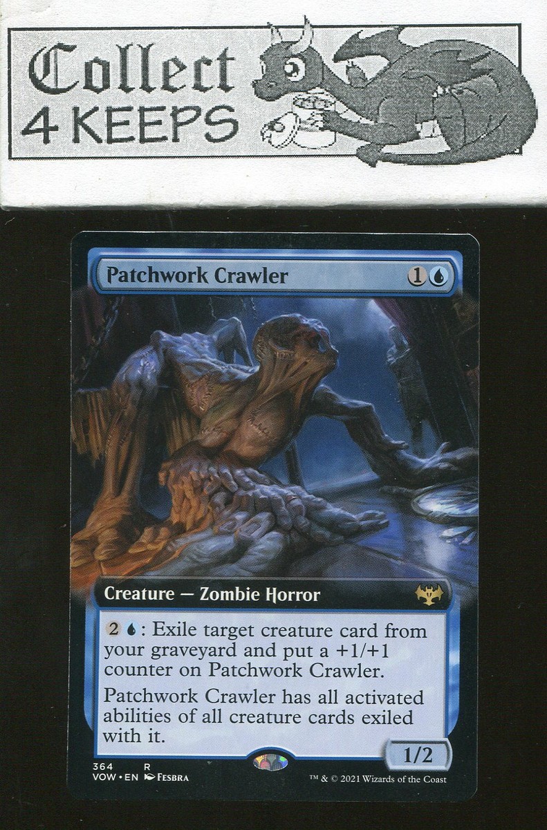 Magic: The Gathering - Patchwork Crawler (364) - Extended Art Rare - Innistrad: Crimson Vow