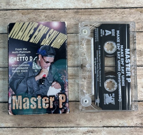 Master P Make Em Say Uhh! Cassette Tape Single 1998 No Limit Rec Rap ...