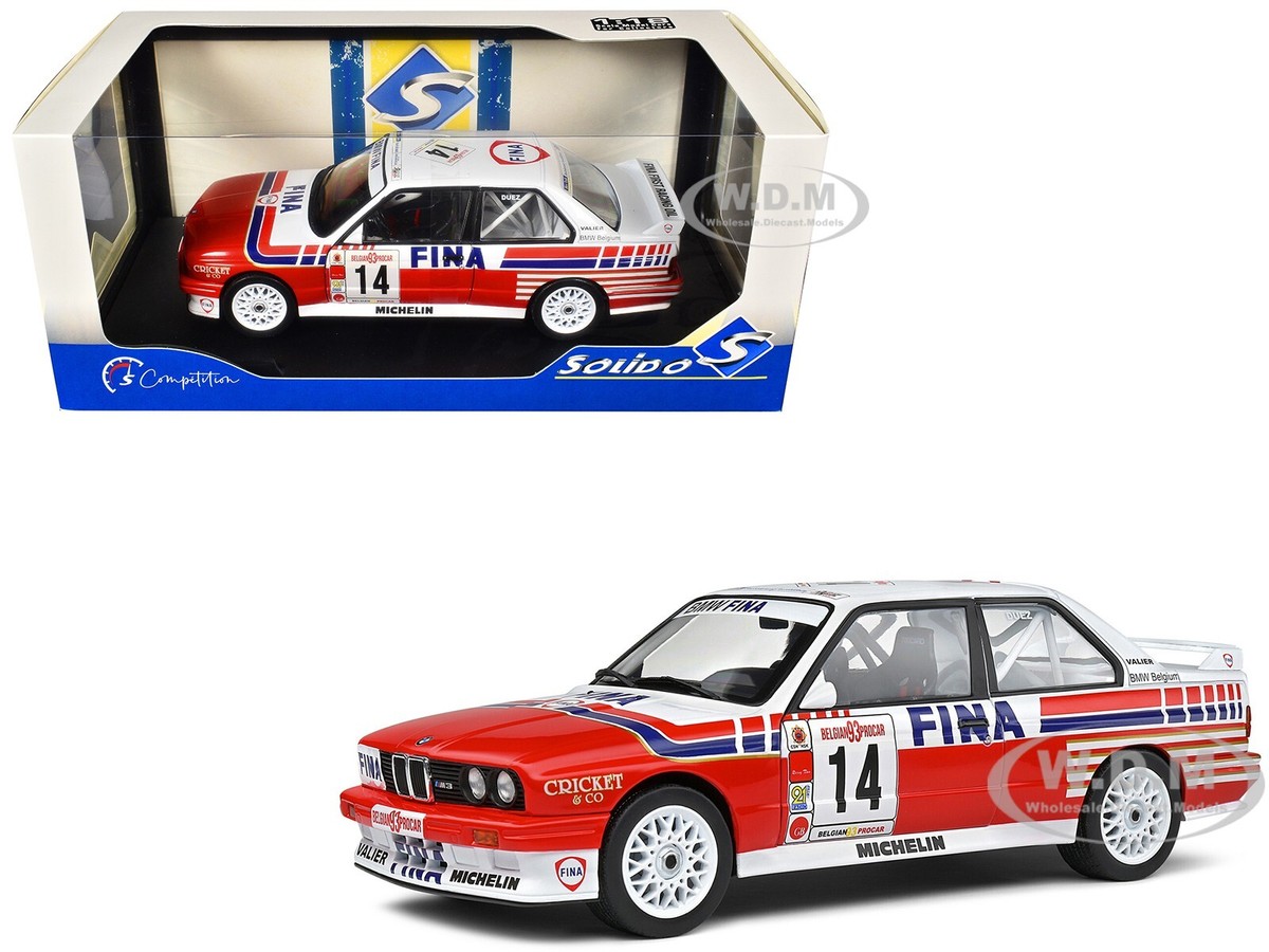 Voiture du Duez Belgium procar 1993 N°14 - BMW E30 M3