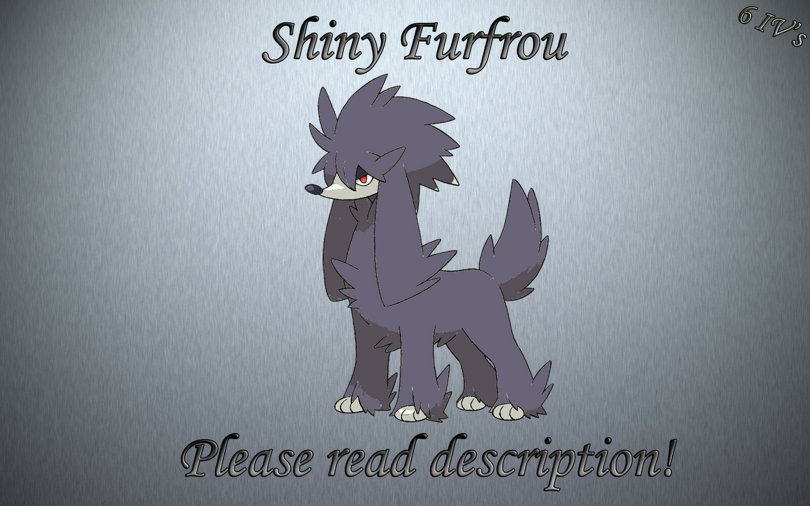 Shiny Furfrou 6 IV - X/Y Omega Ruby/Alpha Sapphire Sun/Moon US/UM | eBay