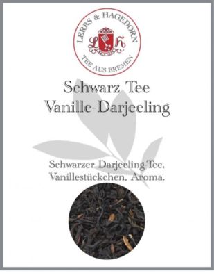Schwarz Tee Vanille-Darjeeling 1 kg