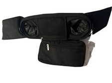 Momcozy Universal Stroller Organizer With Insulated Cup Holder Phone Bag Black