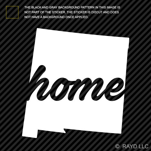 (2x) New Mexico Home Sticker State Shaped Premium Die Cut Decal Vinyl NM love - Picture 1 of 1
