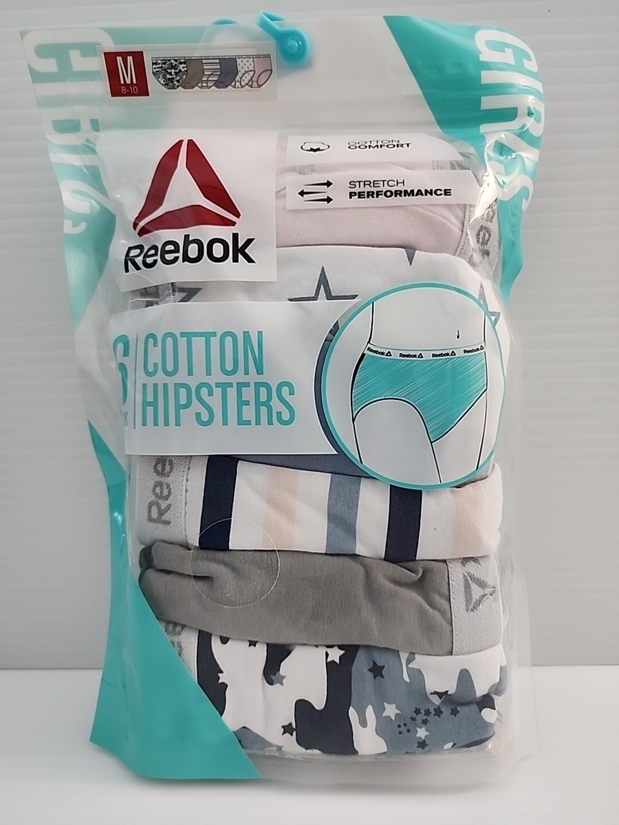 Reebok Girls Reebok Seamless Boyshorts Reebok Women's Boy Shorts Reebok  Brandclub Reebok Women's Underwear Seamless Boyshort Reebok Girls’ Underwear – Seamless Cartwheel Shorties (4 Pack), Si