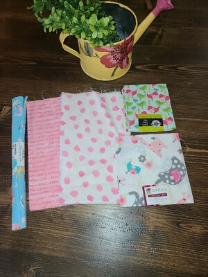 Fat Quarter Lot of 5 Cotton Prints No Duplicates Random Bundle Selection