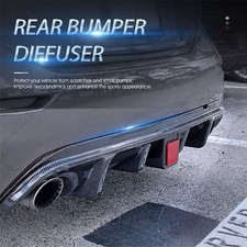Tuning Rear Bumper Diffuser Lip With Led For Infiniti Q50 2018-2023 Tuning Rear Bumper Diffuser Lip With Led For Infiniti Q50 2018-2023