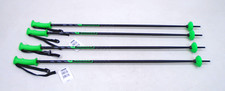 ATOMIC RJ0000090100 LEGION JR SKI POLES BLACK / GREEN 100CM / 40" SET OF 4